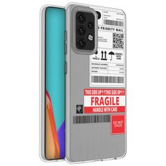 imoshion Design Hülle für das Samsung Galaxy A52(s) (5G/4G) - Shipping label