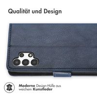 imoshion Luxuriöse Klapphülle Samsung Galaxy A13 (4G) - Dunkelblau