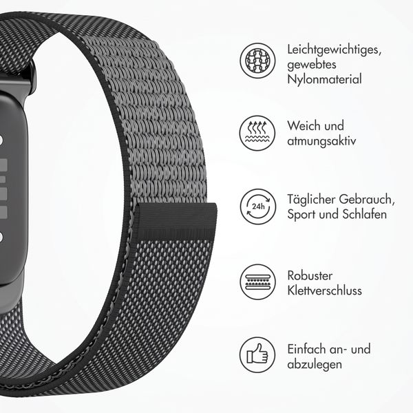 imoshion Nylonarmband für Fitbit Air - Schwarz