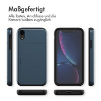 imoshion Backcover mit Kartenfach Apple iPhone Xr - Dunkelblau