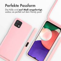 imoshion SilikonHülle mit Band Samsung Galaxy A22 (5G) - Rosa