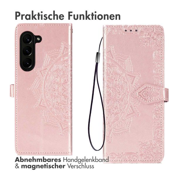 imoshion Mandala Klapphülle Samsung Galaxy Z Fold 6 - Rosé gold