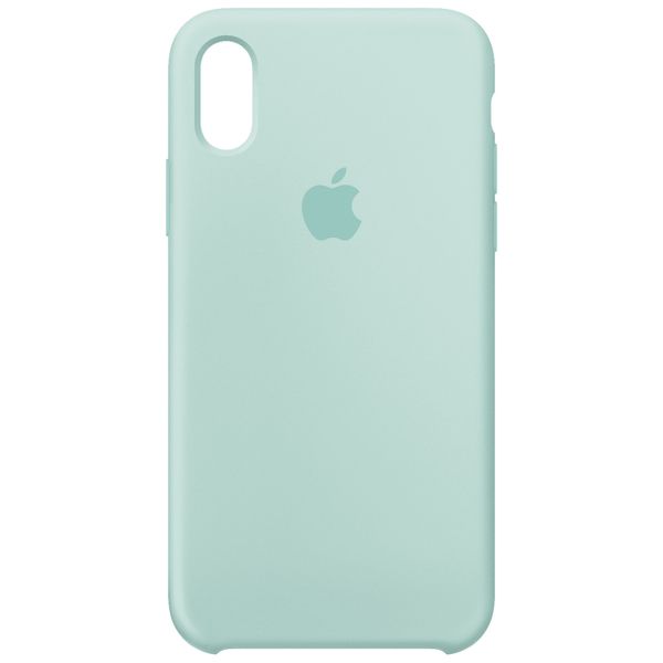 Apple Silikon-Case Marine Green für das iPhone X