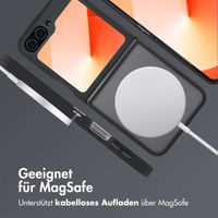 imoshion Color Guard Back Cover mit MagSafe für das Samsung Galaxy Z Flip 6 - Schwarz