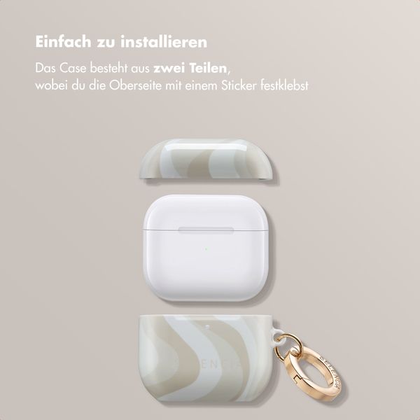 Selencia Vivid Case Apple AirPods 4 - Desert Waves Beige