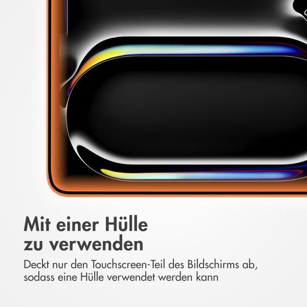 Accezz Schutzfolie aus gehärtetem Glas mit Applikator Apple iPad Pro 13 (2025) M5 / (2024) M4