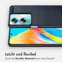 imoshion Brushed Back Cover für das Oppo A79 - Dunkelblau