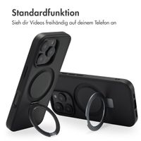 Accezz Ring Stand Backcover mit MagSafe Apple iPhone 16 Pro - Schwarz