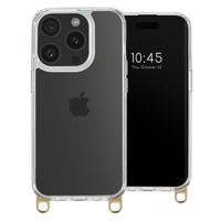 Selencia Back Cover mit abnehmbaren Haken für das iPhone 15 Pro - Transparent