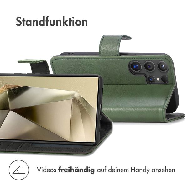 imoshion Luxuriöse Klapphülle Samsung Galaxy S25 Ultra - Grün