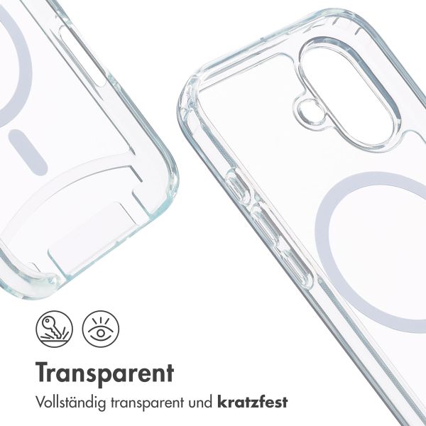 imoshion MagSafe Hülle mit abnehmbarem Band für das iPhone 16 - Transparent