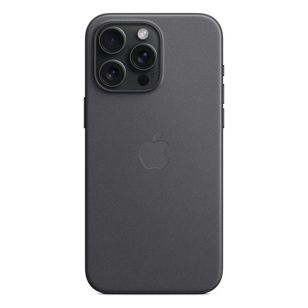 Apple FineWoven Back Cover MagSafe Apple iPhone 15 Pro Max - Schwarz