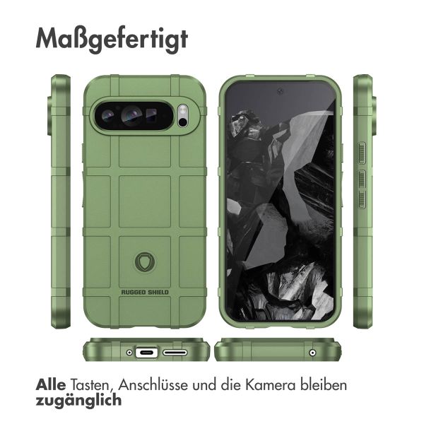 imoshion Rugged Shield Backcover Google Pixel 9 Pro XL - Dunkelgrün
