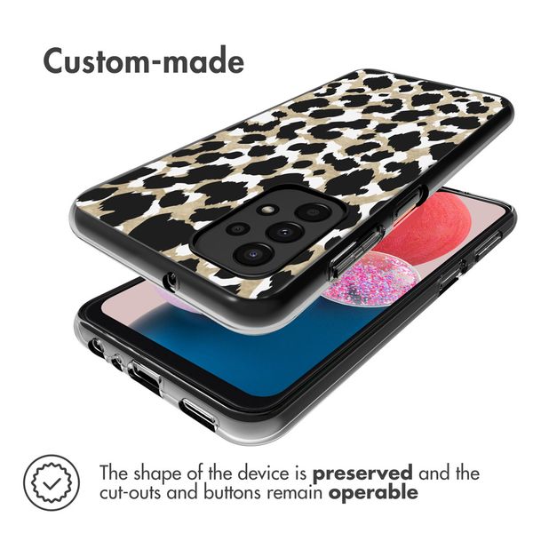 imoshion Design Hülle Samsung Galaxy A13 (4G) - Golden Leopard