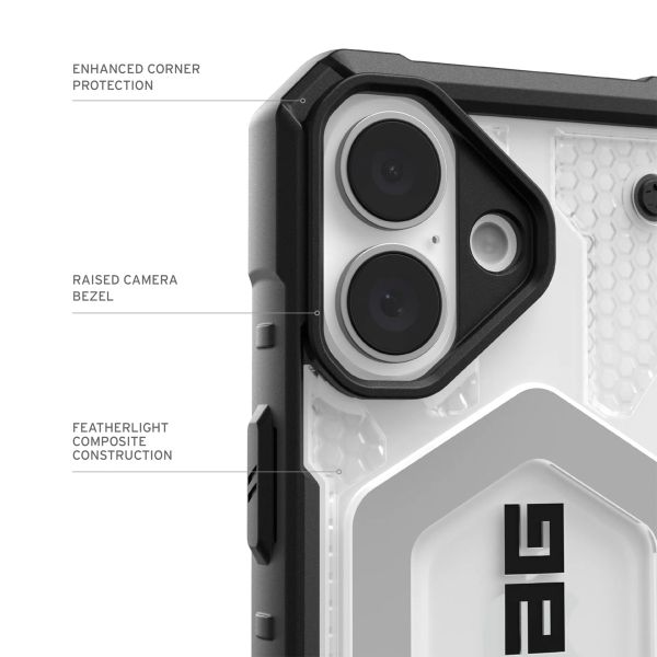 UAG Pathfinder Case MagSafe für das iPhone 16 Plus - Ice