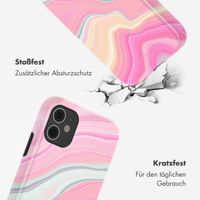 Selencia Vivid Tough Back Cover für das iPhone 11 - Pastel Lipstick Marble