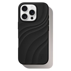 iDeal of Sweden Soft Swirl Silicone MagSafe Hülle Apple iPhone 16 Pro Max - Velvet Black