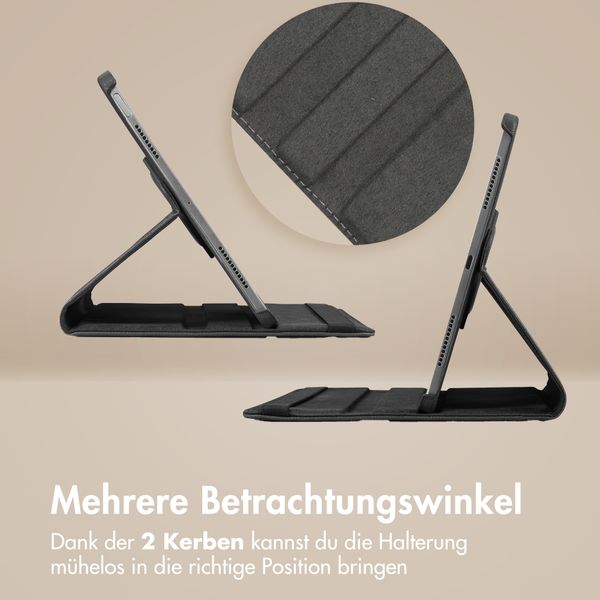 imoshion 360° drehbare Klapphülle Samsung Galaxy Tab S11 Ultra - Schwarz