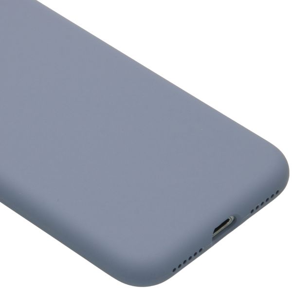 Accezz Liquid Silikoncase Apple iPhone SE (2022 / 2020) / 8 / 7 - Lavender Gray