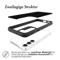 imoshion Rugged Hybrid Carbon Case Samsung Galaxy S23 Plus - Schwarz