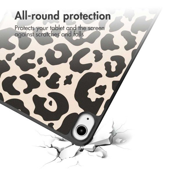 imoshion Design Trifold Klaphülle Apple iPad Mini 7 (2024) / iPad Mini 6 (2021) - Leopard
