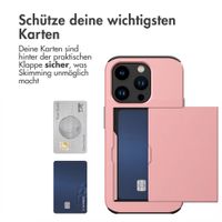 imoshion Backcover mit Kartenfach Apple iPhone 15 Pro - Rosé gold