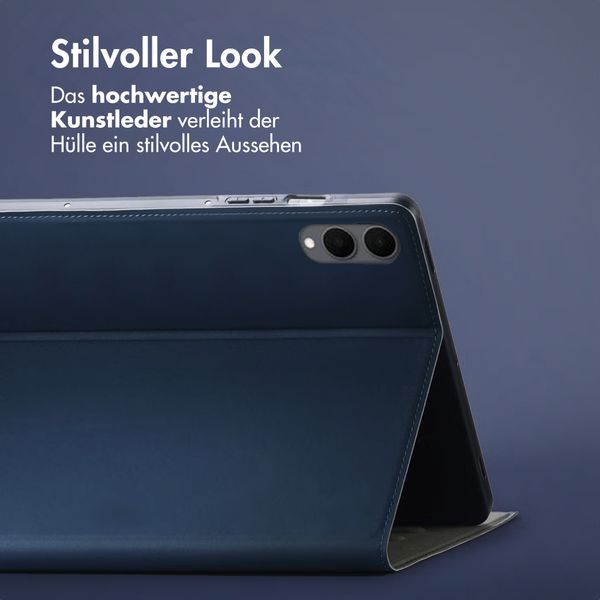 Accezz Classic Klapphülle Samsung Galaxy Tab S11 Ultra - Dunkelblau