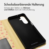 imoshion Design Klapphülle Samsung Galaxy A26 - Sunny Yellow Petite Flowers