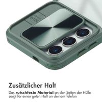 imoshion Back Cover mit Kameraschieber Samsung Galaxy S25 - Dunkelgrün