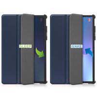 imoshion Trifold Klapphülle Lenovo Tab P11 Pro (2nd gen) - Dunkelblau