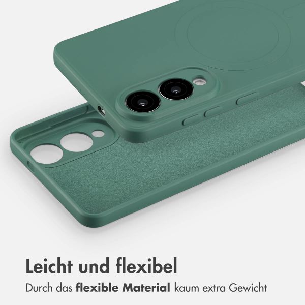 imoshion Color Back Cover mit MagSafe Samsung Galaxy S25 Edge - Dunkelgrün