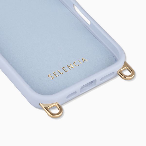 Selencia Rivièra Backcover mit MagSafe mit abnehmbaren Haken Apple iPhone 17 - Powder Blue