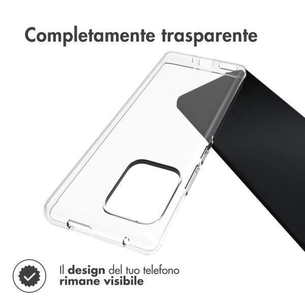 Accezz Clear TPU Backcover Motorola Edge 40 Pro - Transparent