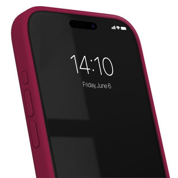 iDeal of Sweden Silikon Case für das Apple iPhone 15 Pro - Cranberry