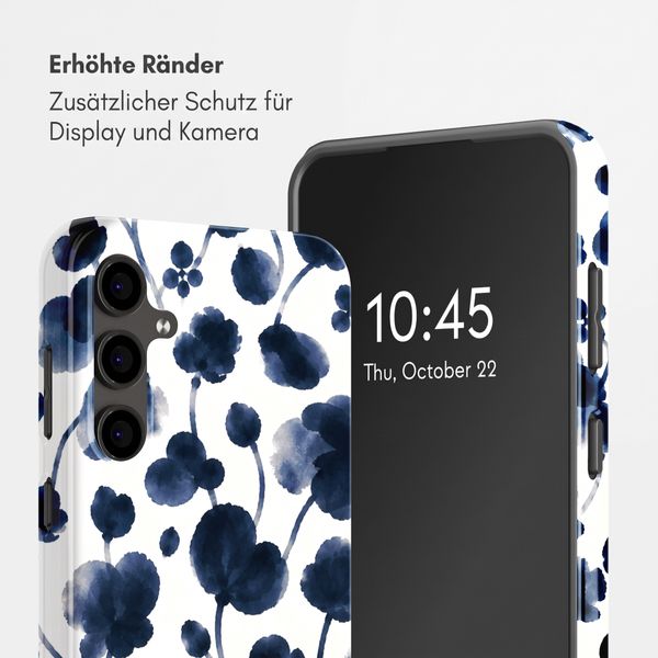 Selencia Vivid Back Cover Samsung Galaxy S24 FE - Midnight Blossom