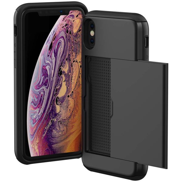 imoshion Backcover mit Kartenfach für das iPhone Xs / X - Schwarz