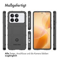 imoshion Rugged Shield Backcover für das Xiaomi Poco X6 Pro - Schwarz