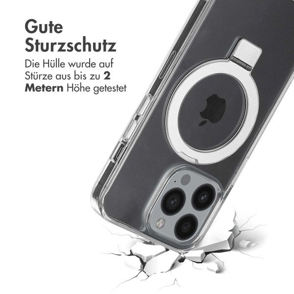 Accezz Ring Stand Backcover mit MagSafe Apple iPhone 13 Pro - Transparent