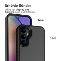 Accezz Rugged Frosted Back Cover Samsung Galaxy A55 - Schwarz