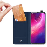 Dux Ducis Slim TPU Klapphülle Blau für das Motorola One Hyper