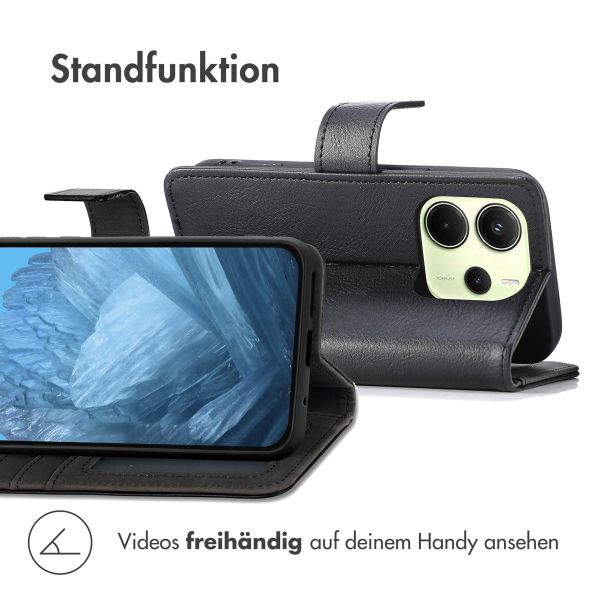 imoshion Luxuriöse Klapphülle Xiaomi Redmi Note 14 (4G) - Schwarz