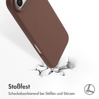 Accezz Liquid Silikoncase mit MagSafe Apple iPhone Air - New Tea Brown