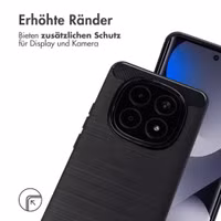 imoshion Brushed Back Cover Xiaomi Redmi Note 15 (4G) - Schwarz