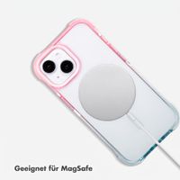 Selencia Gradient MagSafe Back Cover Apple iPhone 15 - Rosa / Blau