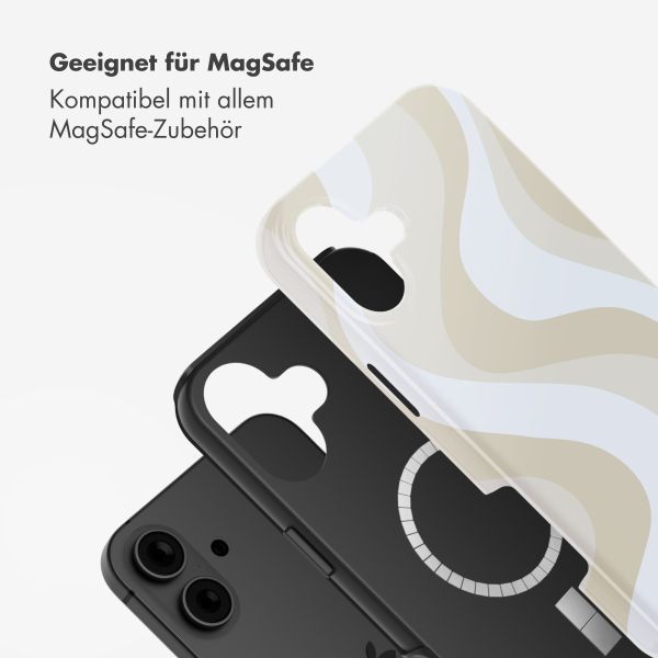 Selencia Vivid Rückabdeckung mit MagSafe Apple iPhone 16 - Desert Waves Beige