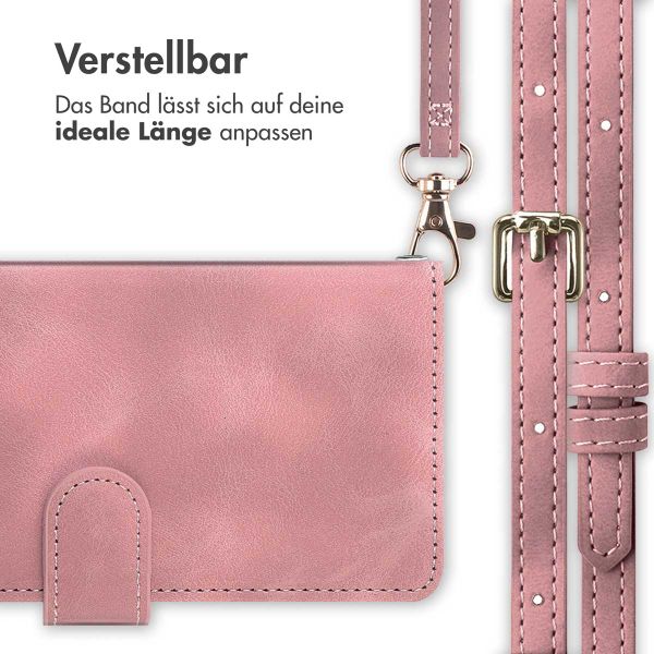 imoshion Klapphülle mit Kordel Samsung Galaxy A14 (5G/4G) - Rosa