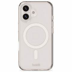Holdit MagSafe Case für Apple iPhone 16 - Transparent / White