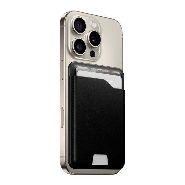 Nomad Leder Mag Wallet mit Apple Find My Tracking - Black