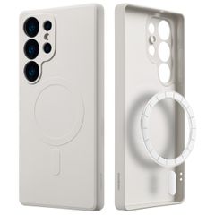 imoshion Color Back Cover mit MagSafe Samsung Galaxy S25 Ultra - Beige