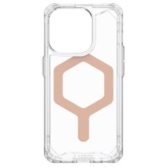 UAG Plyo Backcover MagSafe für das iPhone 15 Pro - Ice / Rose Gold